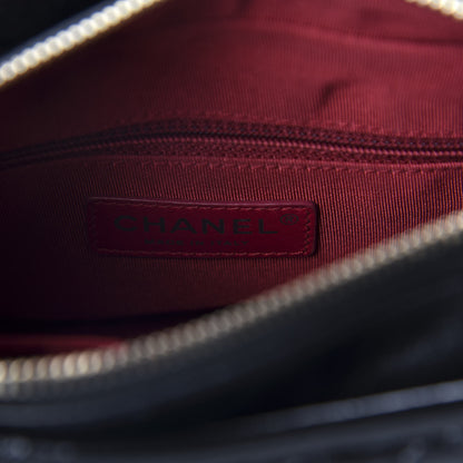 Chanel Aged Calfskin Quilted Small Gabrielle Hobo Black 7 of 10
