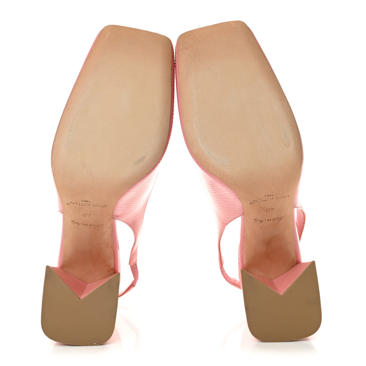 Louis Vuitton Electric Epi Shake Slingback Pumps 40 Pink 6 of 10
