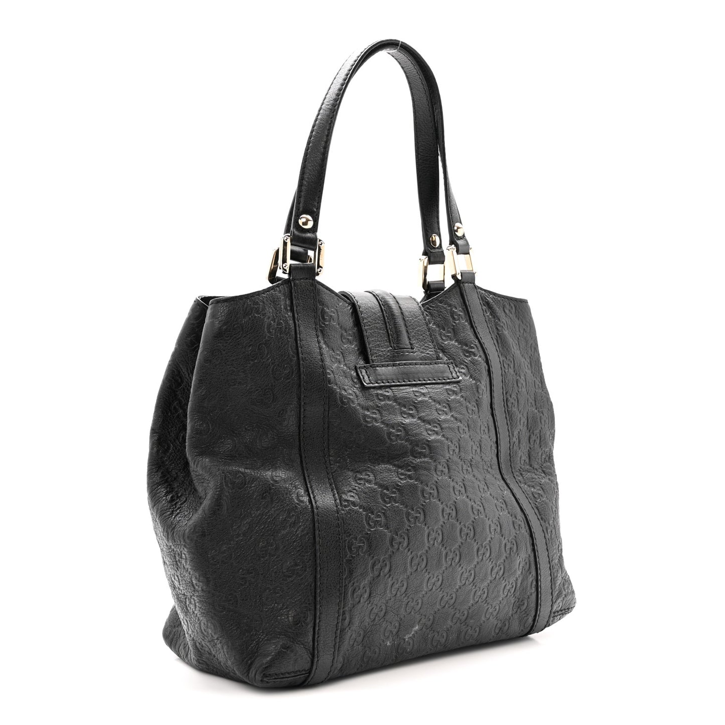 Guccissima Medium New Ladies Tote Black