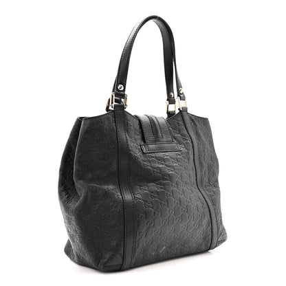 Gucci Guccissima Medium New Ladies Tote Black 3 of 12
