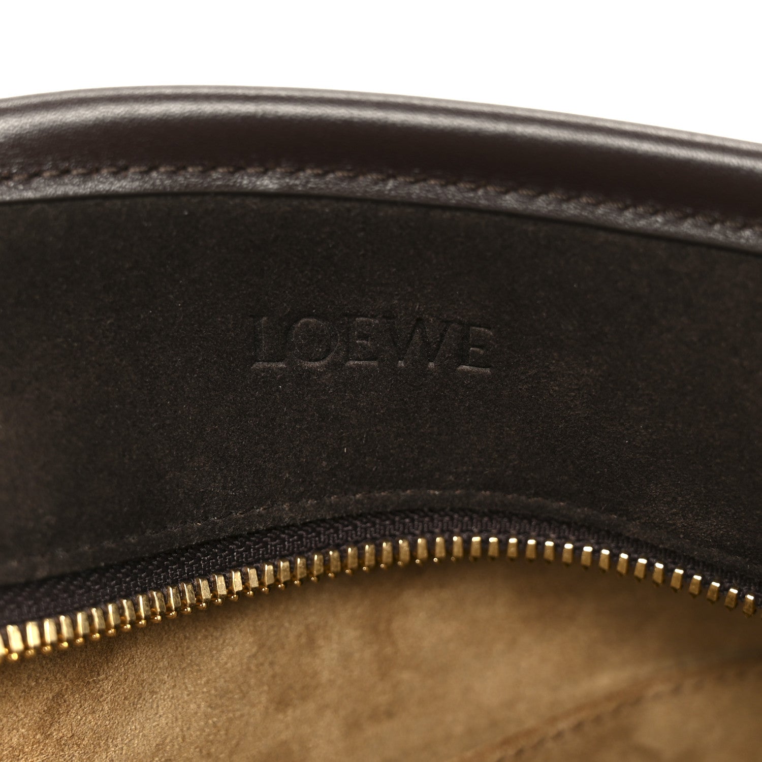 Loewe Suede Calfskin Large Amazona 180 Dark Chestnut 7 of 11