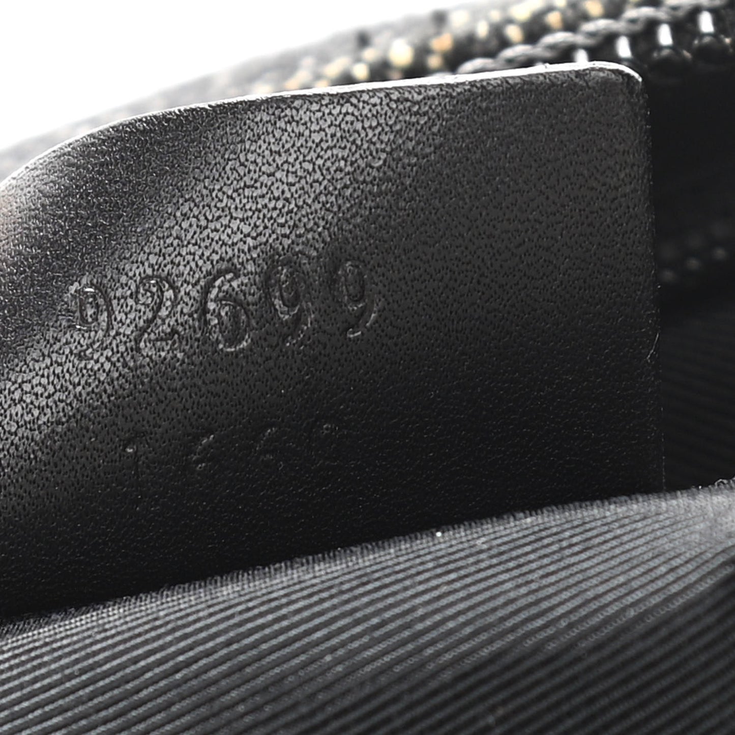 Denim Monogram GG Signature Shoulder Bag Black