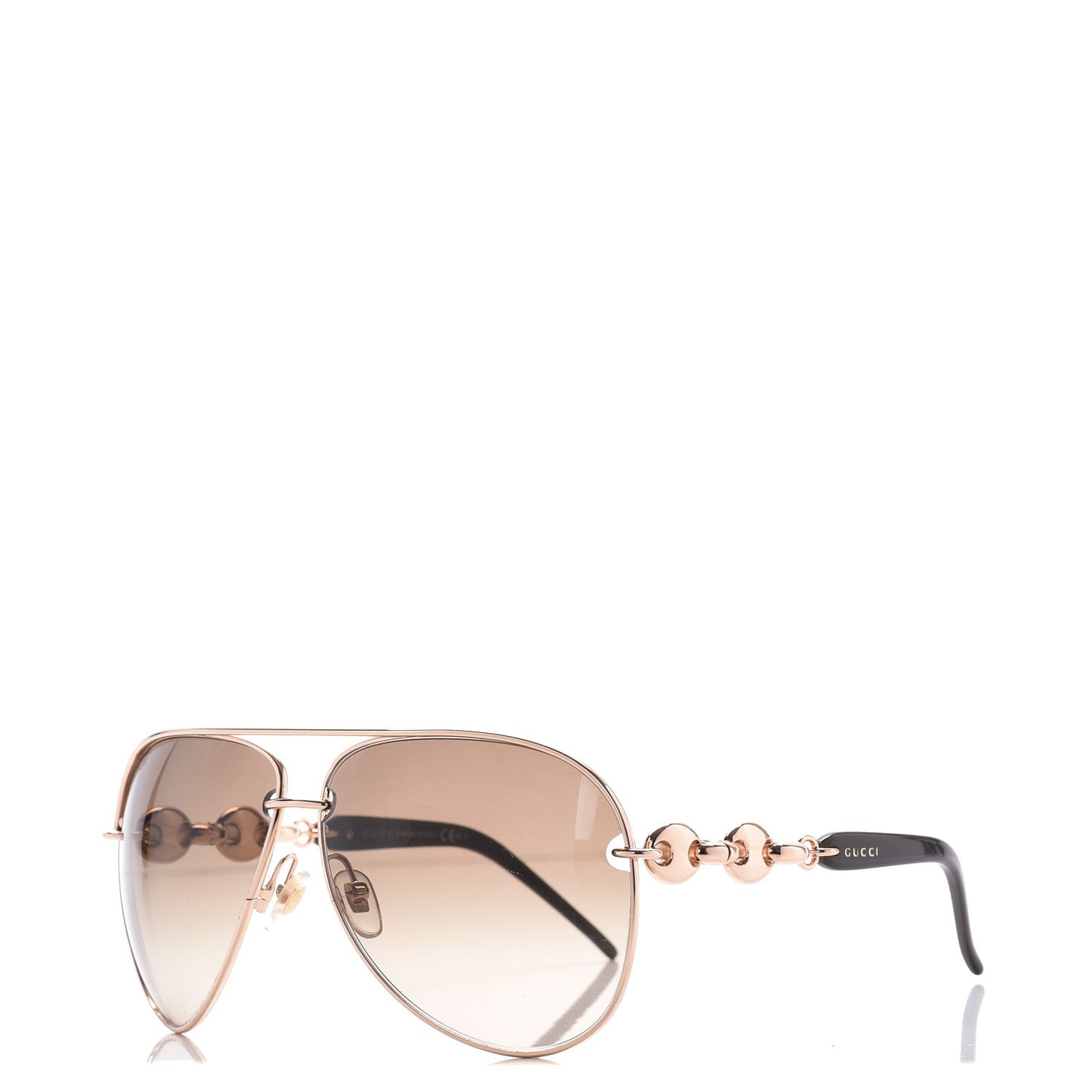 Marina Chain Aviator Sunglasses GG 4225/S Gold Black