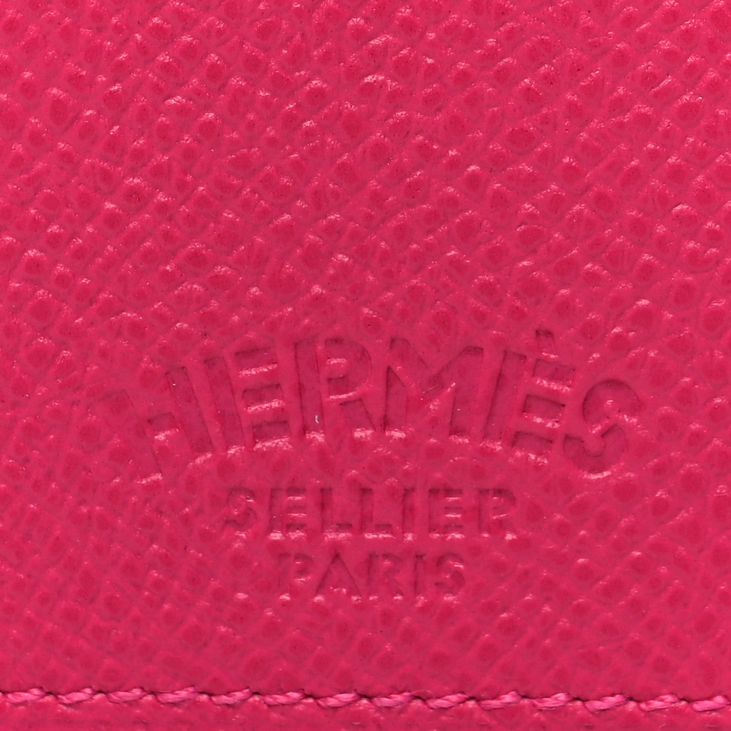 Hermes Epsom Capucine Hat Clip Rose Mexico 3 of 4