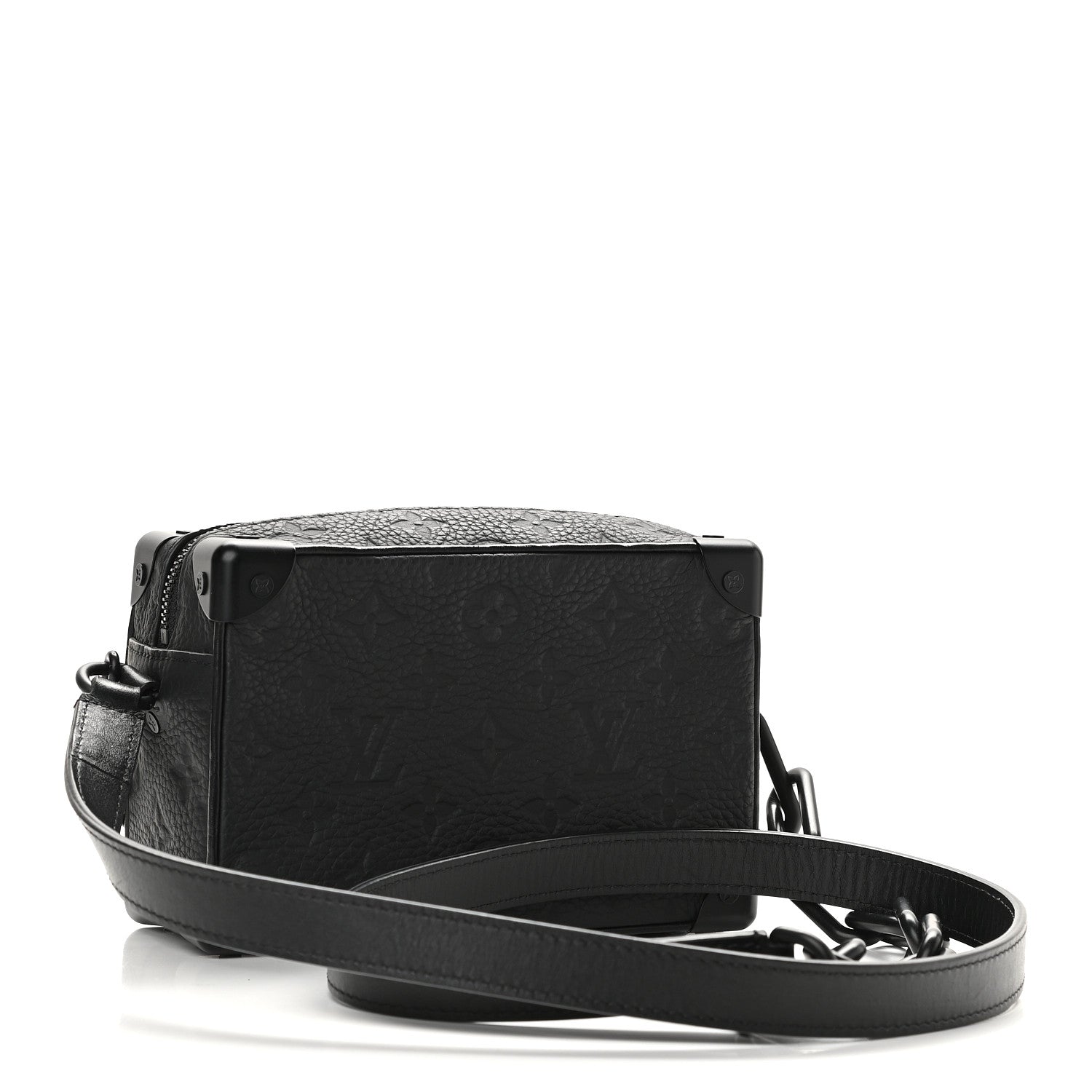 Louis Vuitton Taurillon Monogram Mini Soft Trunk Black 3 of 10