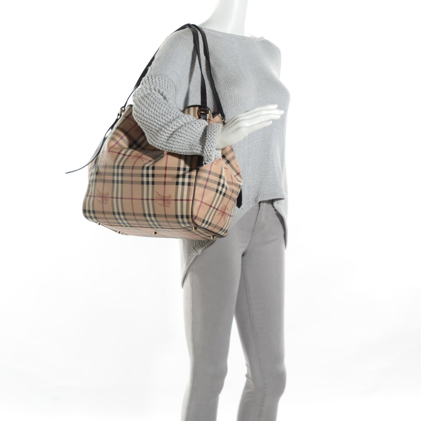 Haymarket Check Large Canterbury Tote Chocolate