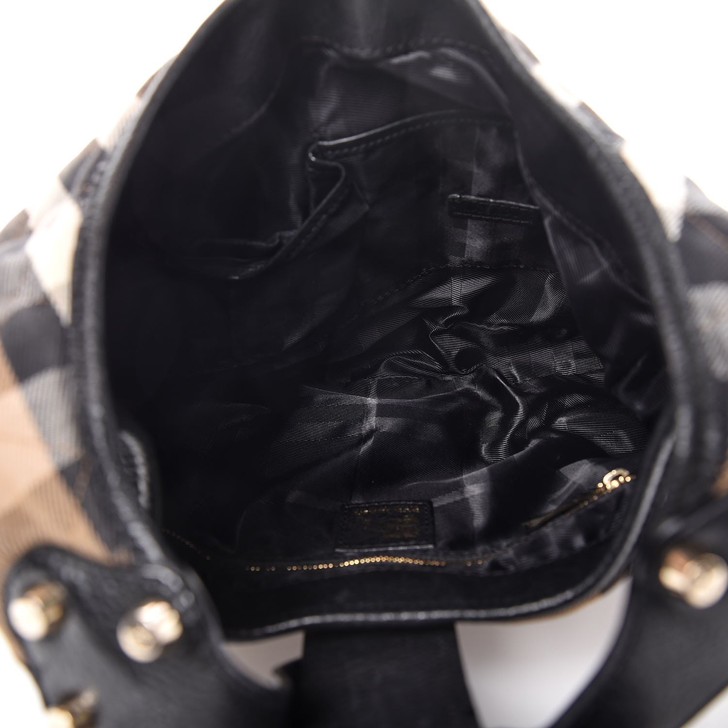 Burberry House Check Quilted Brook Hobo 5 of 8