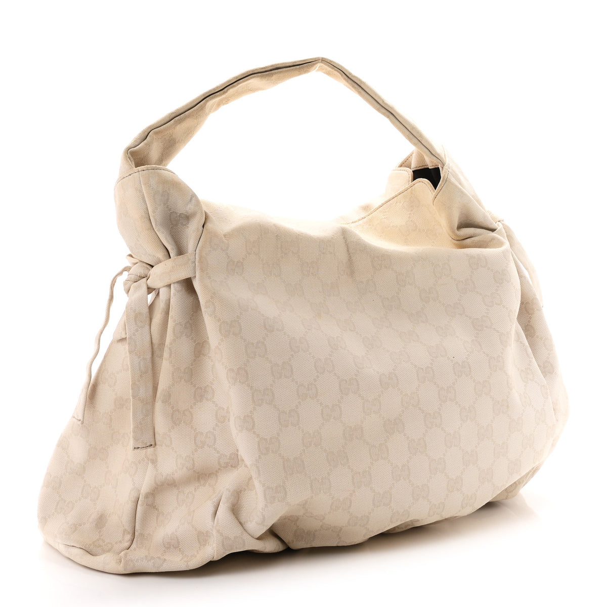 Monogram Medium Hysteria Tote  Off White