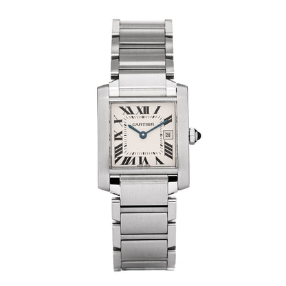 Cartier Stainless Steel 25mm Tank Francaise Quartz Watch 1 of 4