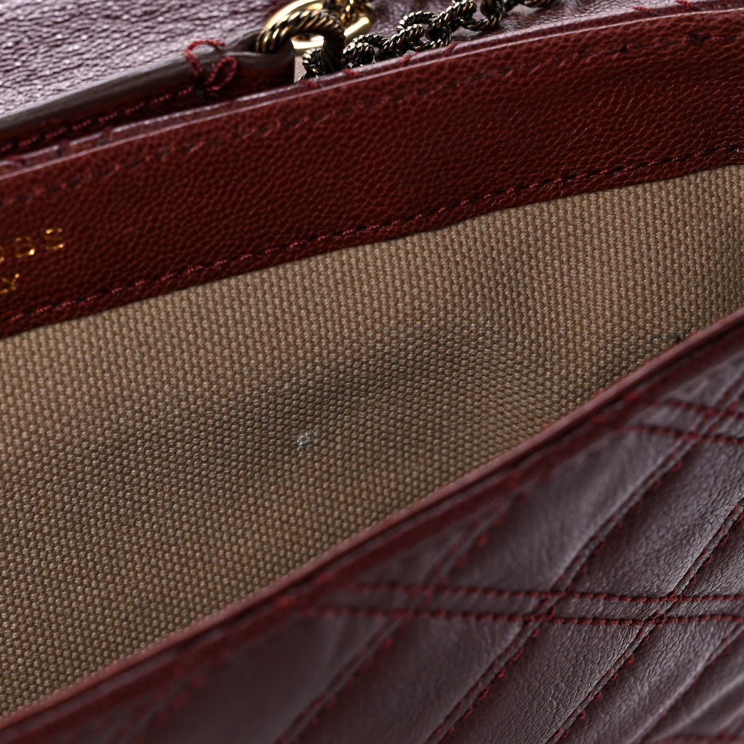 Marc Jacobs Lacquered Lambskin Baroque The Medium Single Flap Bordeaux 11 of 11