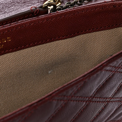 Marc Jacobs Lacquered Lambskin Baroque The Medium Single Flap Bordeaux 11 of 11