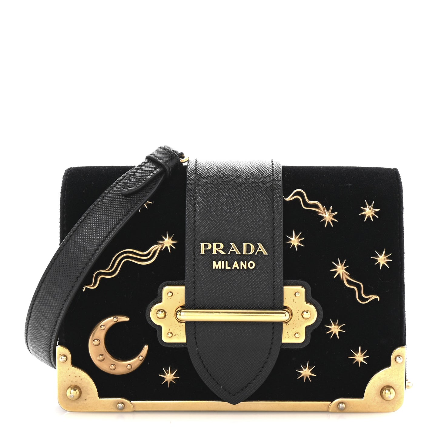 Velvet Cahier Astrology Bag Black
