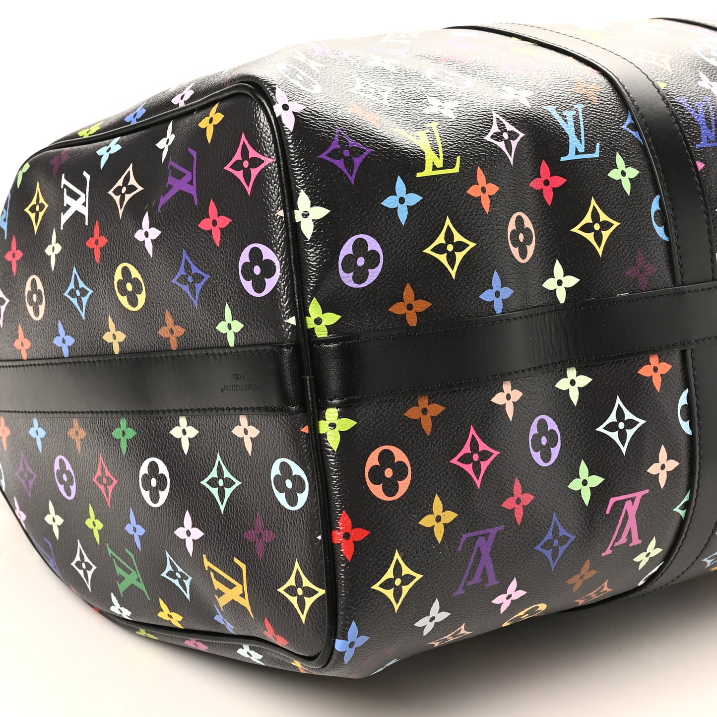 LV X TM Monogram Multicolor Keepall Bandouliere 50 Black