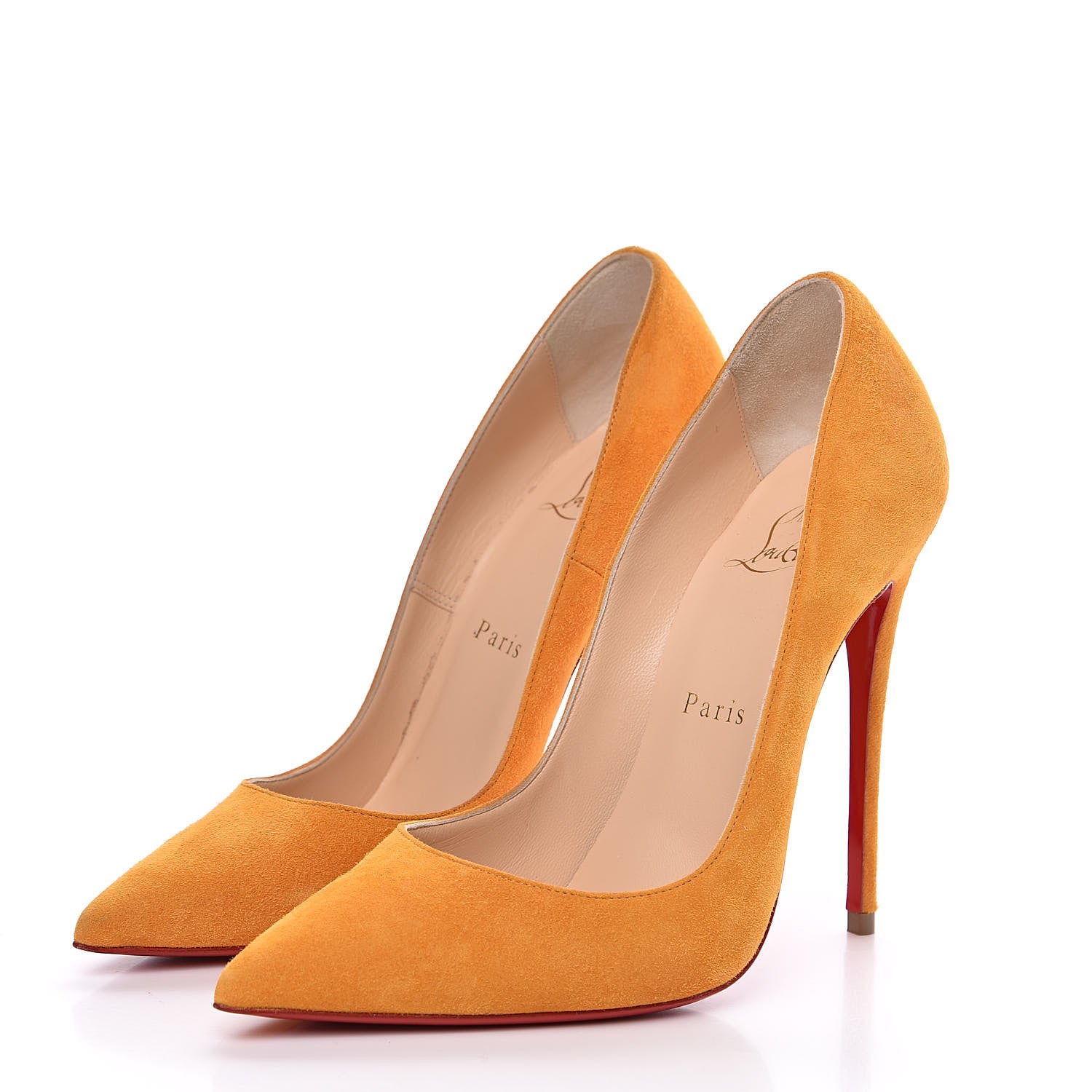 Christian Louboutin Veau Velours So Kate 120 Pumps 37 Full Moon 3 of 8