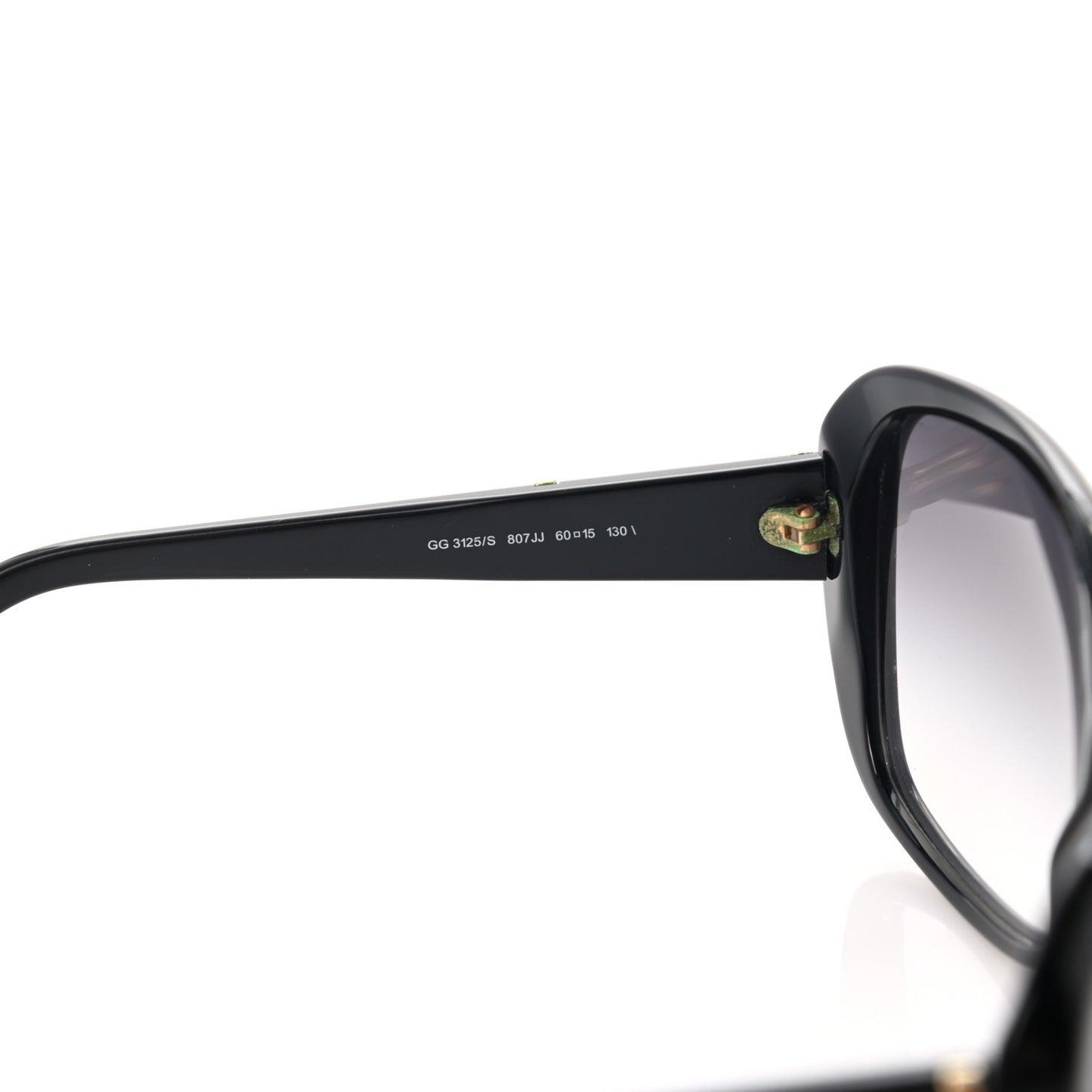 Acetate Oversize Square Frame Sunglasses GG3125S Black