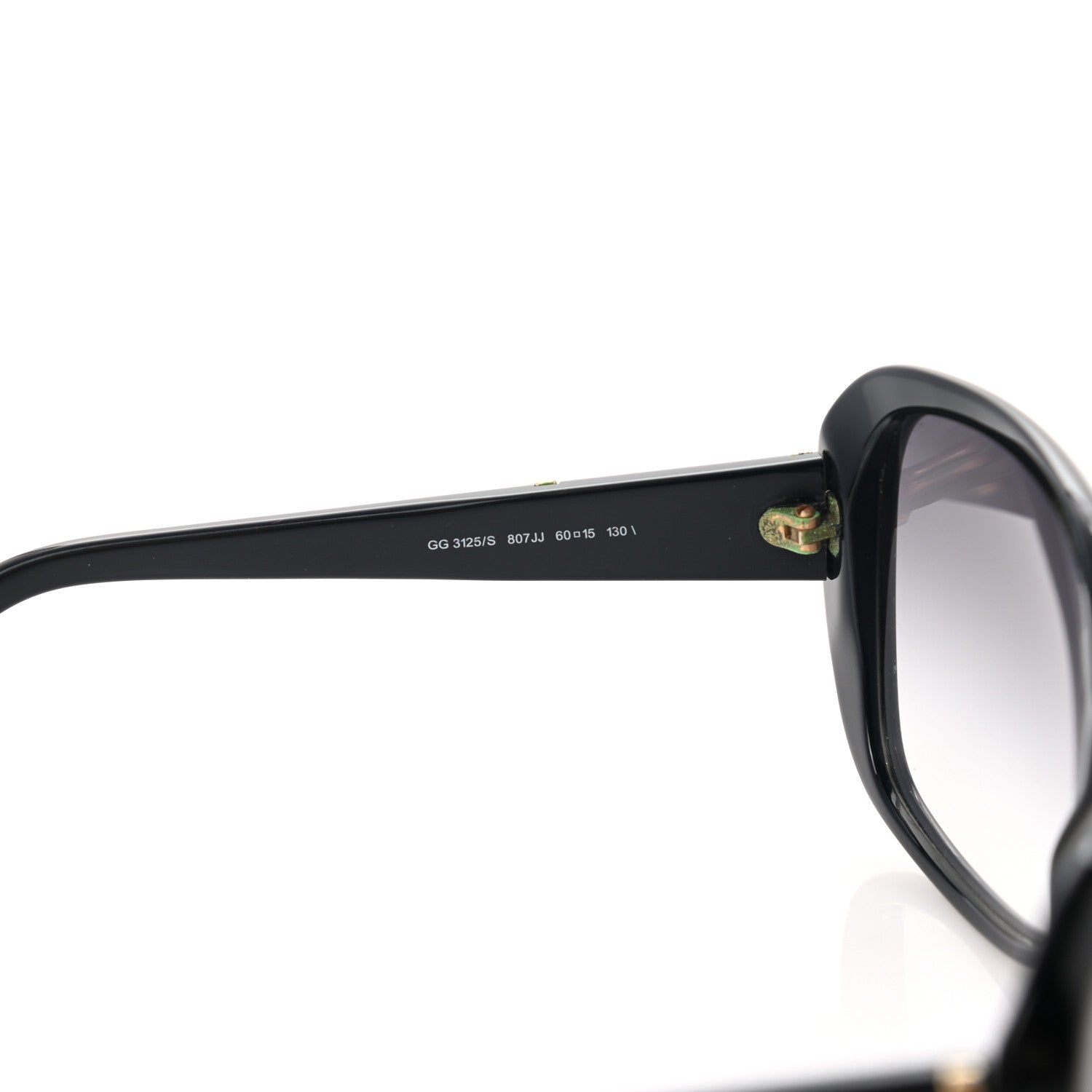Gucci Acetate Oversize Square Frame Sunglasses GG3125S Black 5 of 10