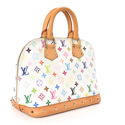 Louis Vuitton Monogram Multicolor Alma White 3 of 15