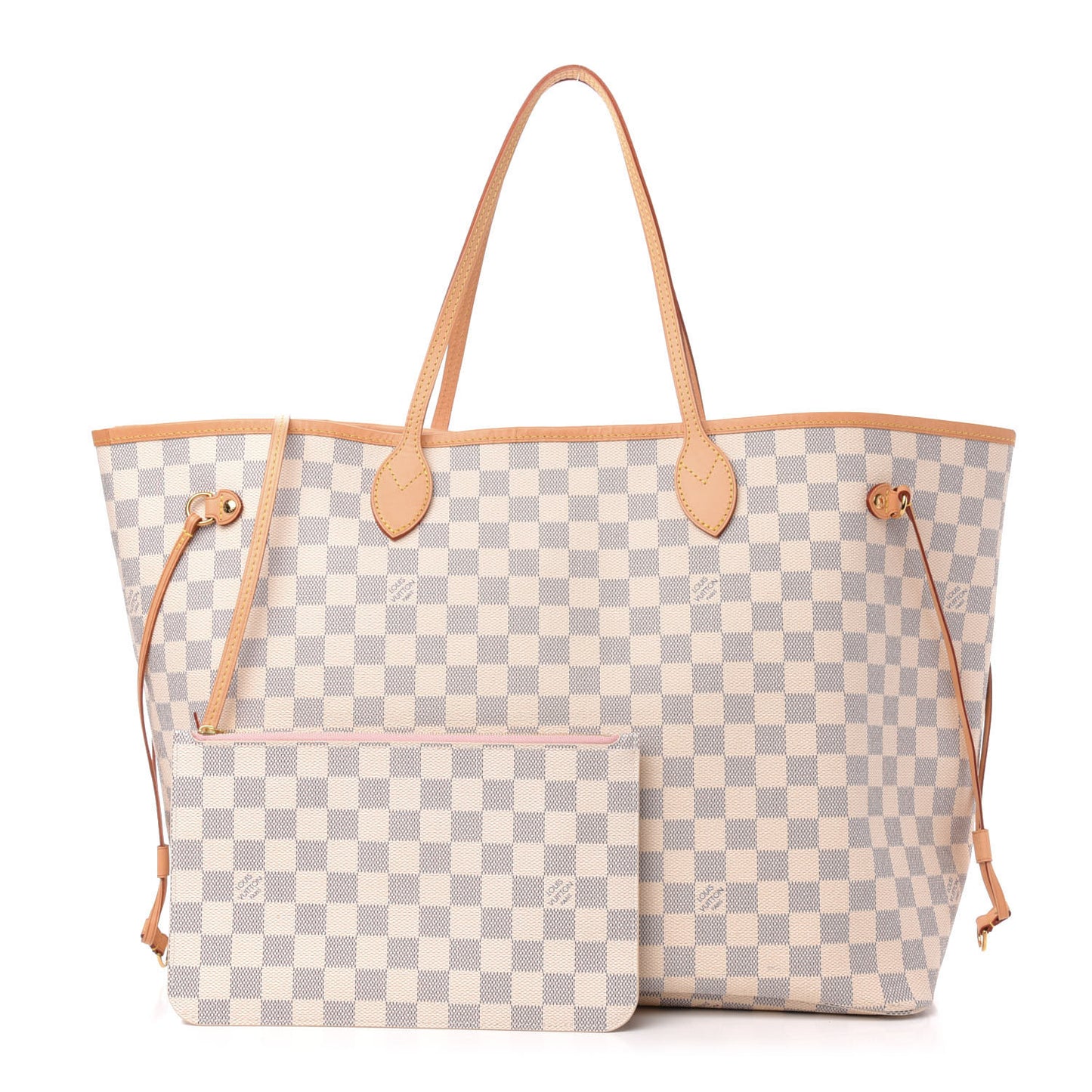 Damier Azur Neo Neverfull GM Rose Ballerine