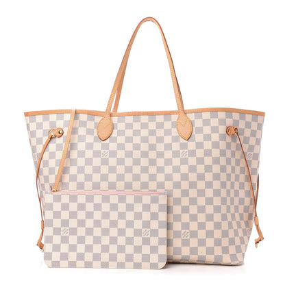 Louis Vuitton Damier Azur Neo Neverfull GM Rose Ballerine 1 of 14
