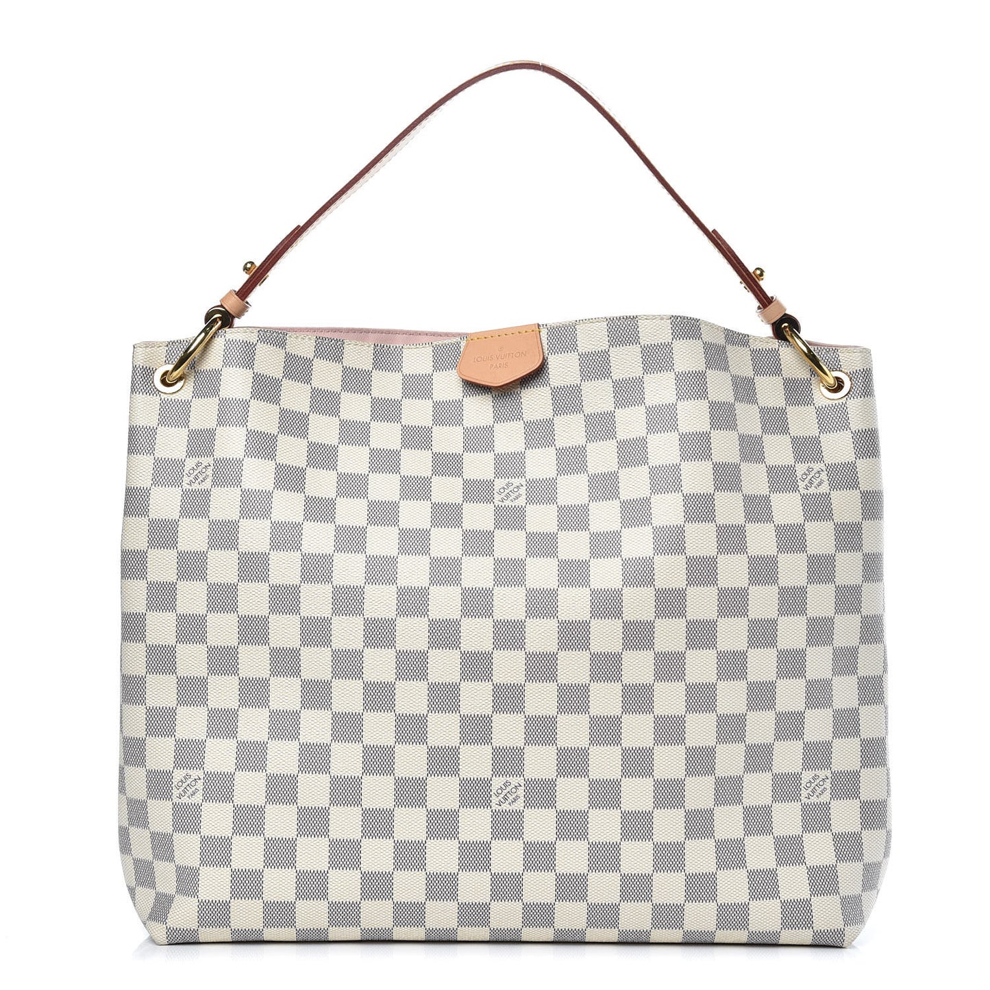 Damier Azur Graceful MM Rose Ballerine