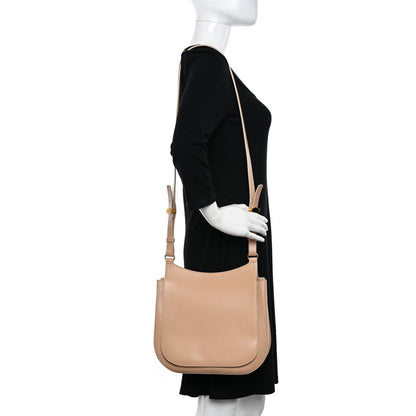 The Row Smooth Calfskin Hunting Bag 11 Warm Beige 2 of 11