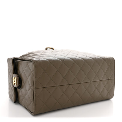 Chanel Caviar Quilted Medium Chanel 25 Handbag Dark Khaki 5 of 14
