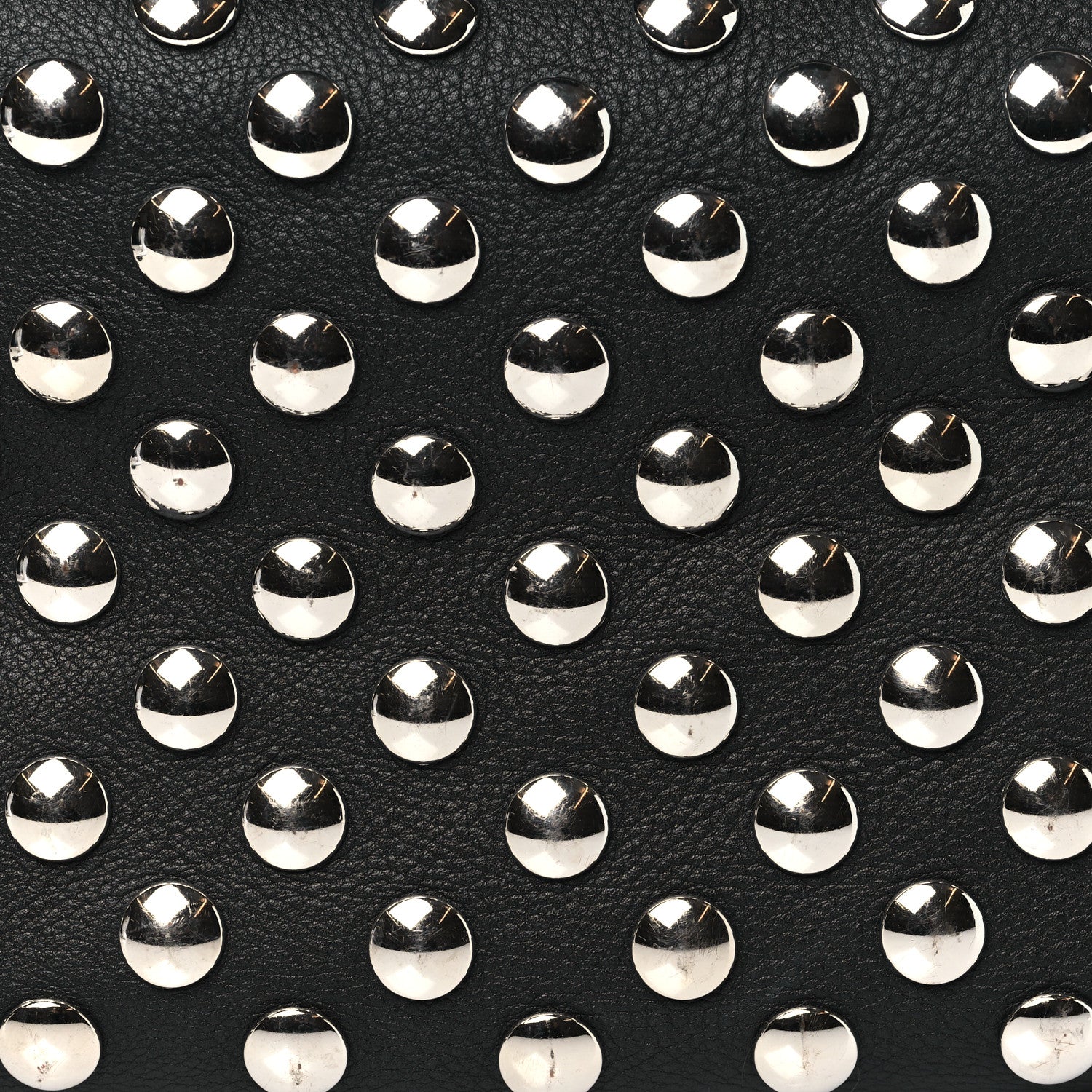 Khaite Pebbled Sport Calfskin Studded Elena Black 7 of 11