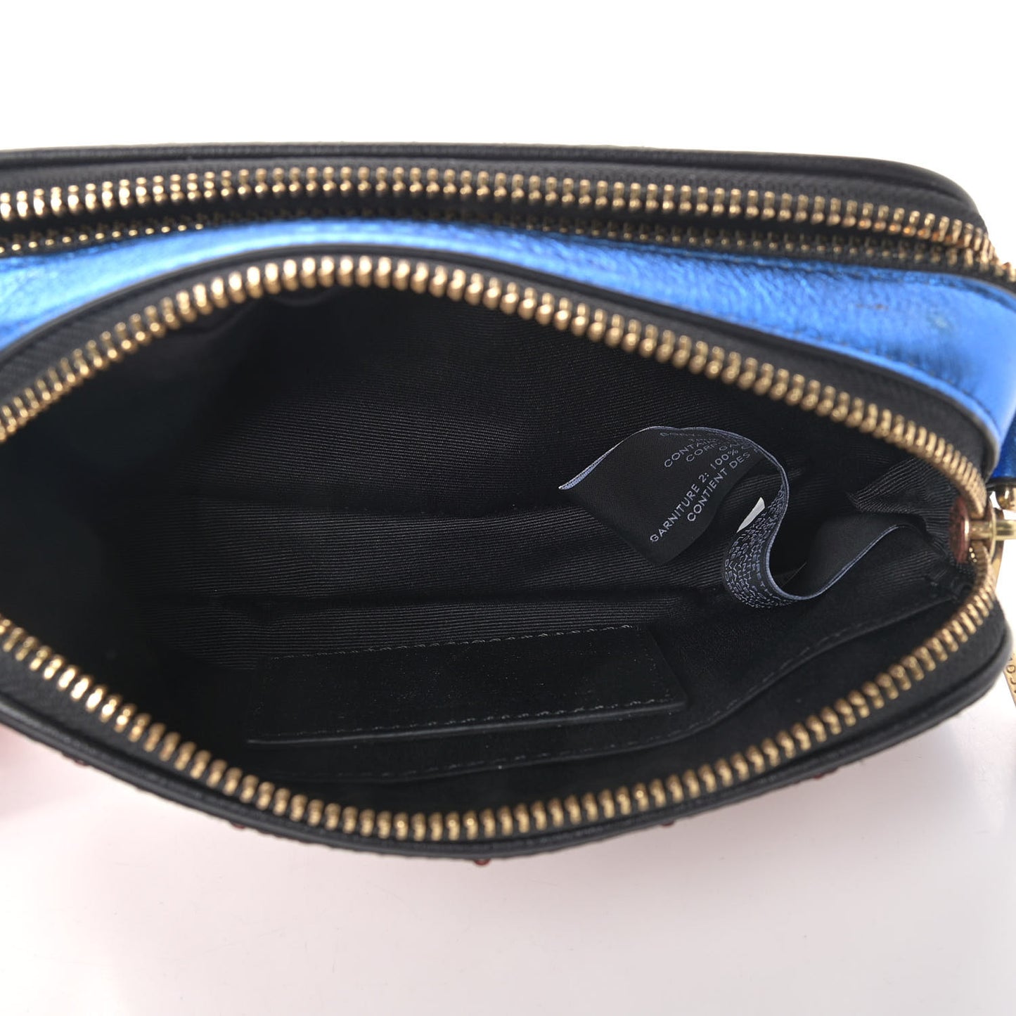 Sequin Snapshot Camera Bag Red White
