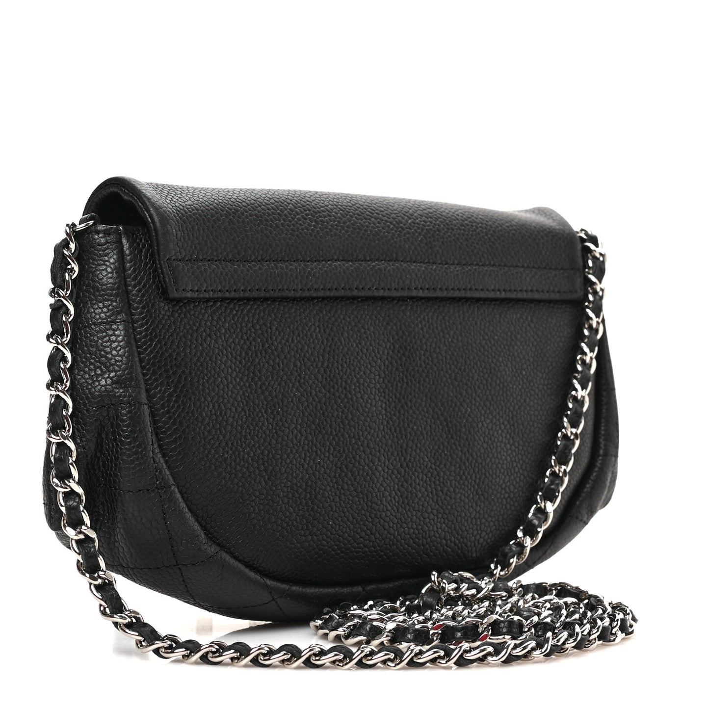 Caviar Half Moon Wallet On Chain WOC Black