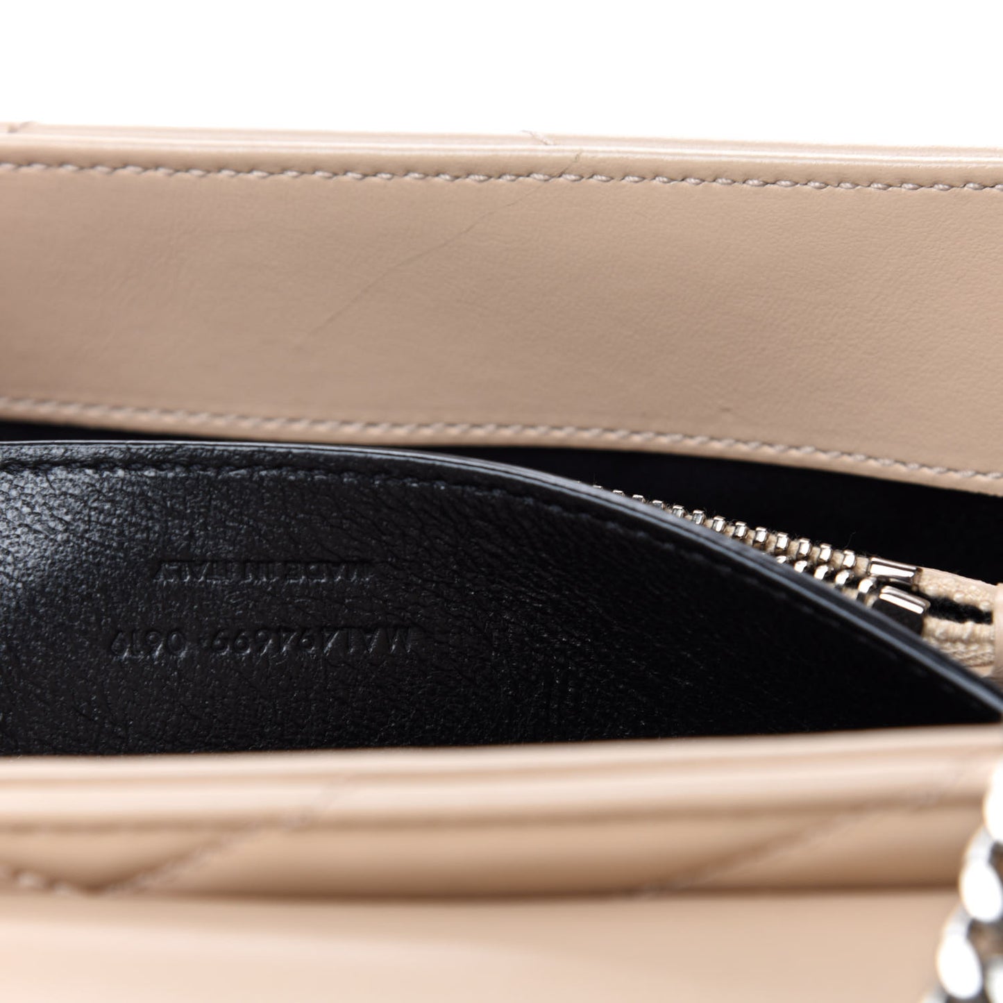Calfskin Y Quilted Monogram Small Loulou Chain Satchel Nude Powder
