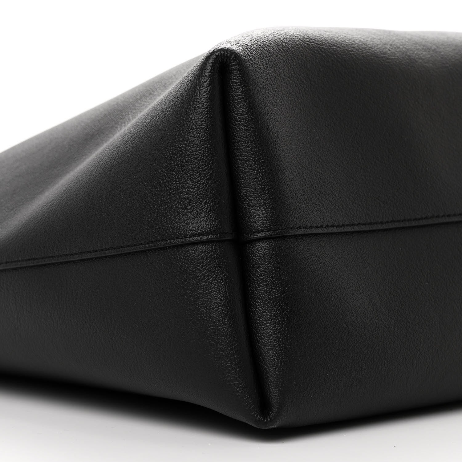 Saint Laurent Calfskin Large Shopping Tote Black 11 of 12