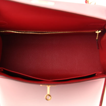 Hermes Epsom Kelly Sellier 28 Rouge Casaque 5 of 11
