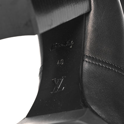Louis Vuitton Calfskin Monogram Star Trail Ankle Boots 40 Black 6 of 12