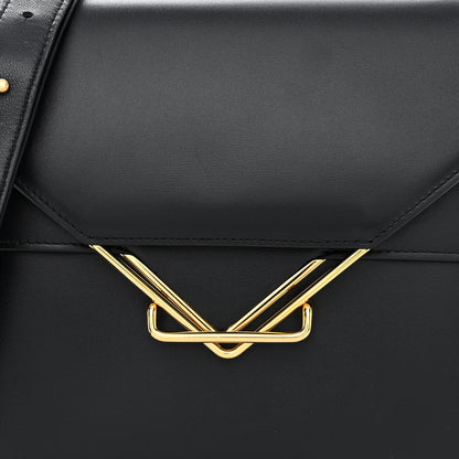 Bottega Veneta Box Calfskin Nappa Clip Bag Black 8 of 10