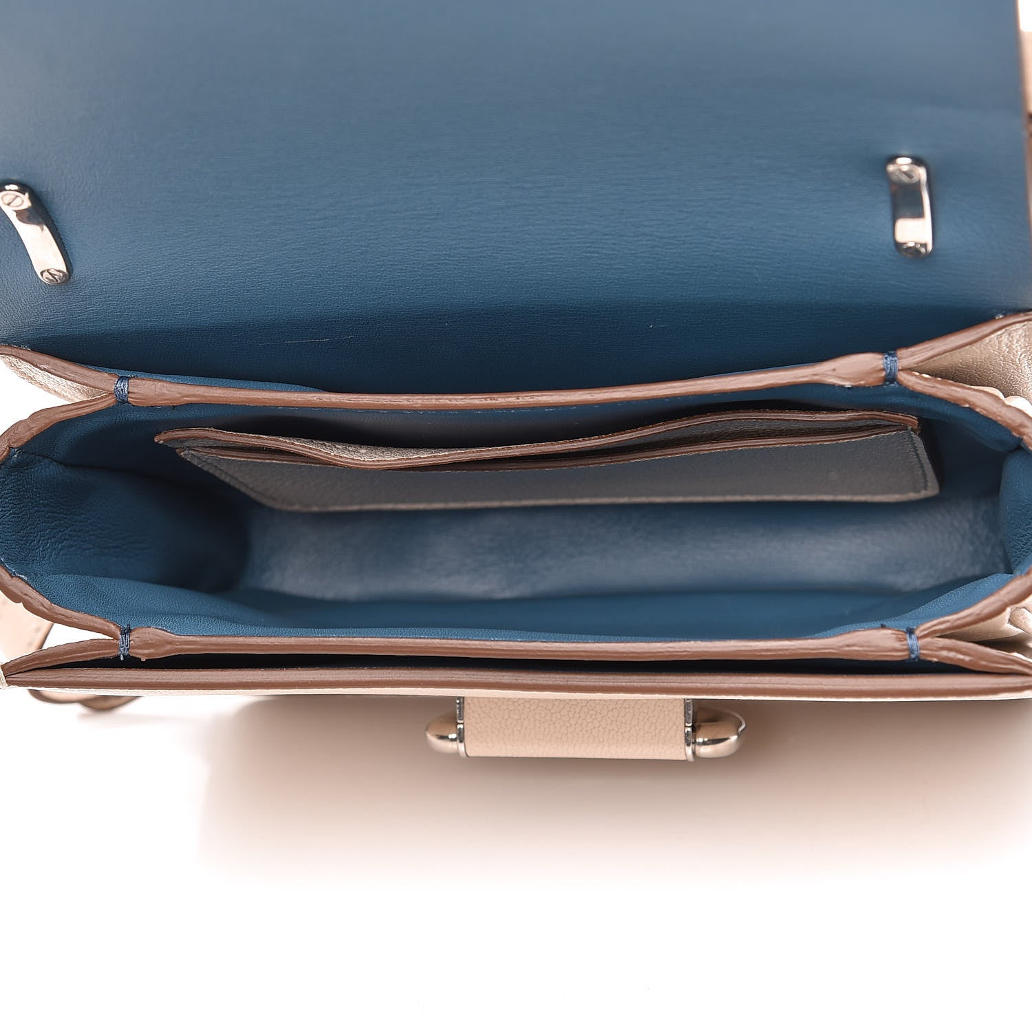 Burberry Goatskin Small D-Ring Bag Stone 5 of 9