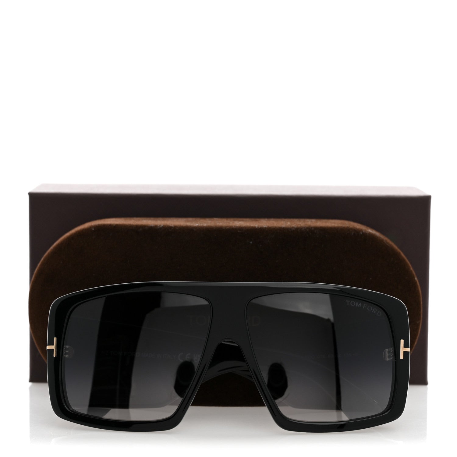 Tom Ford Raven Square Sunglasses TF1036 Black 9 of 9