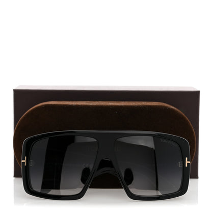 Tom Ford Raven Square Sunglasses TF1036 Black 9 of 9