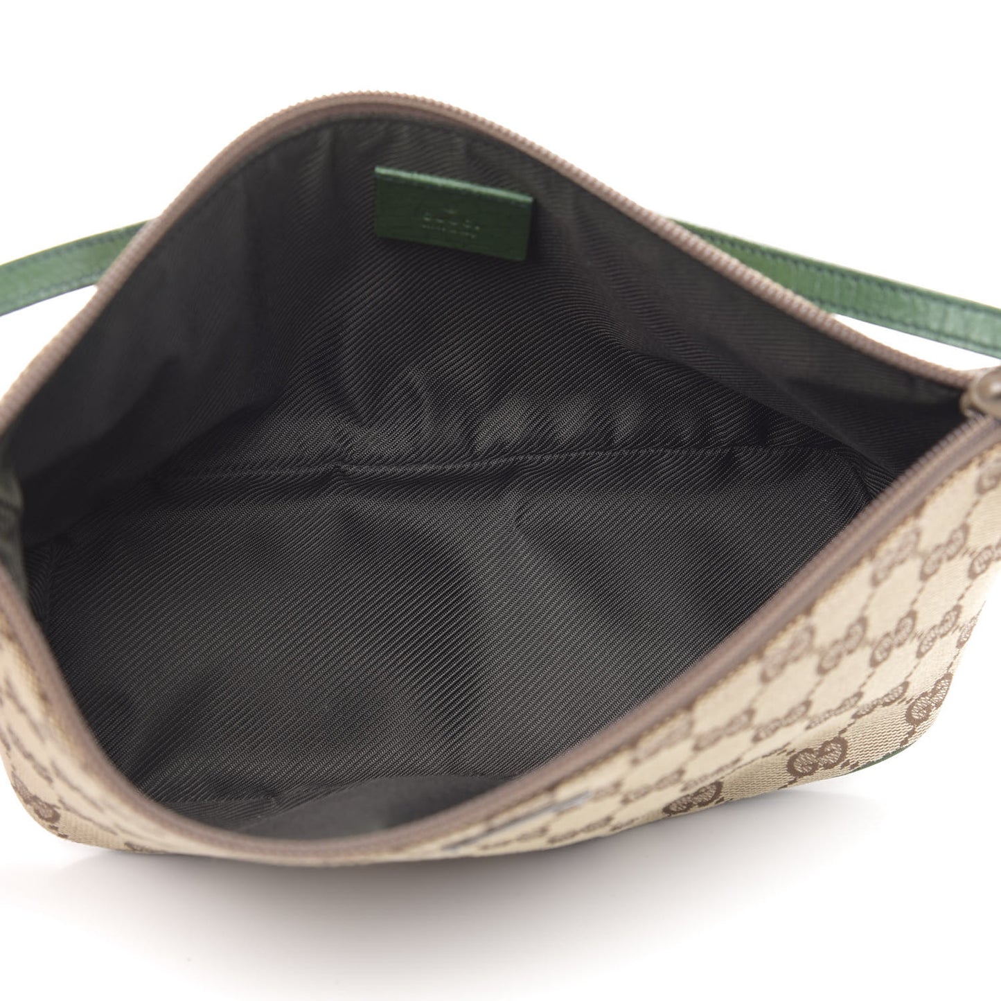 Monogram Web Boat Pochette Green