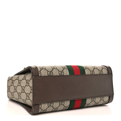 Gucci GG Supreme Monogram Small Ophidia Tote Bag Brown 4 of 13