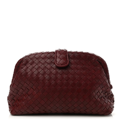 Bottega Veneta Nappa Intrecciato The Lauren 1980 Clutch Gigolo Red 1 of 6