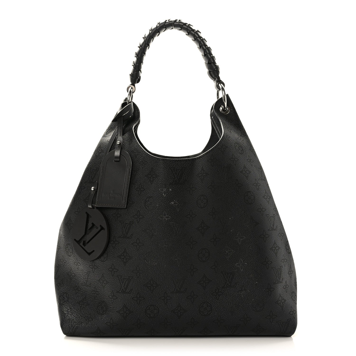Louis Vuitton Mahina Carmel Hobo Black 1 of 8