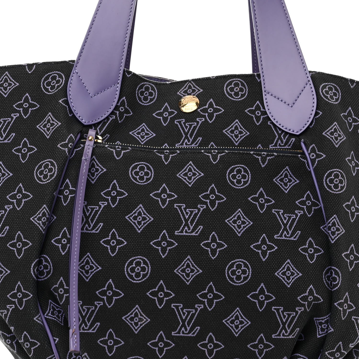 Louis Vuitton Cabas Ipanema PM Navy 8 of 13
