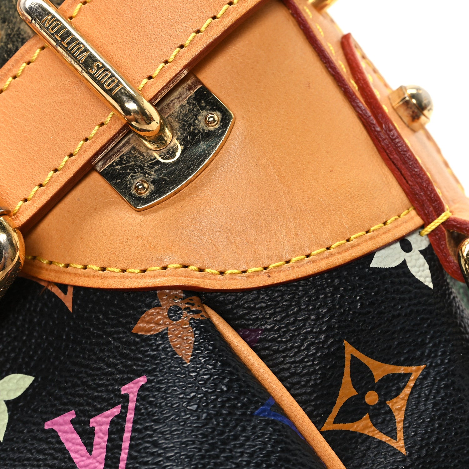 Louis Vuitton Monogram Multicolor Greta Black 10 of 11