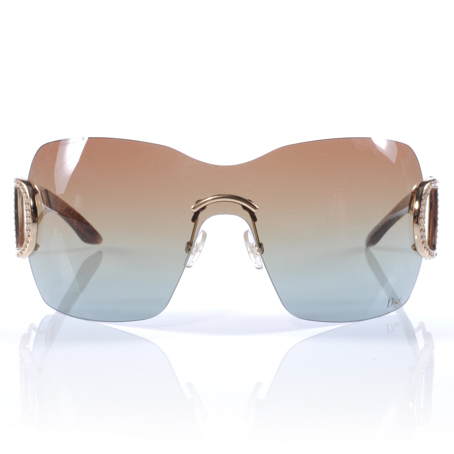 CHRISTIAN DIOR Crystal Diorly 1 Sunglasses