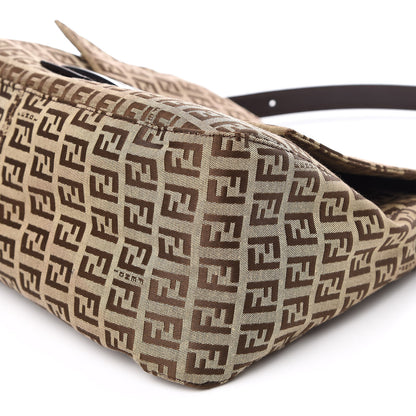 Fendi Zucchino Mama Baguette Dark Brown 9 of 10