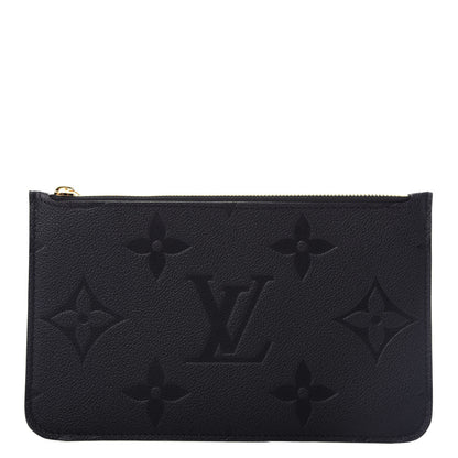 Louis Vuitton Empreinte Monogram Giant Neverfull MM Pochette Black 1 of 5