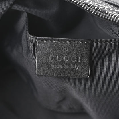 Gucci Denim Monogram Pochette Black 6 of 10