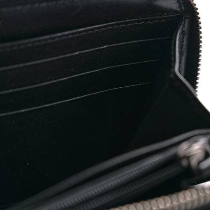 Burberry Beat Check Large Ziggy Zip Around Wallet Black 12 of 15