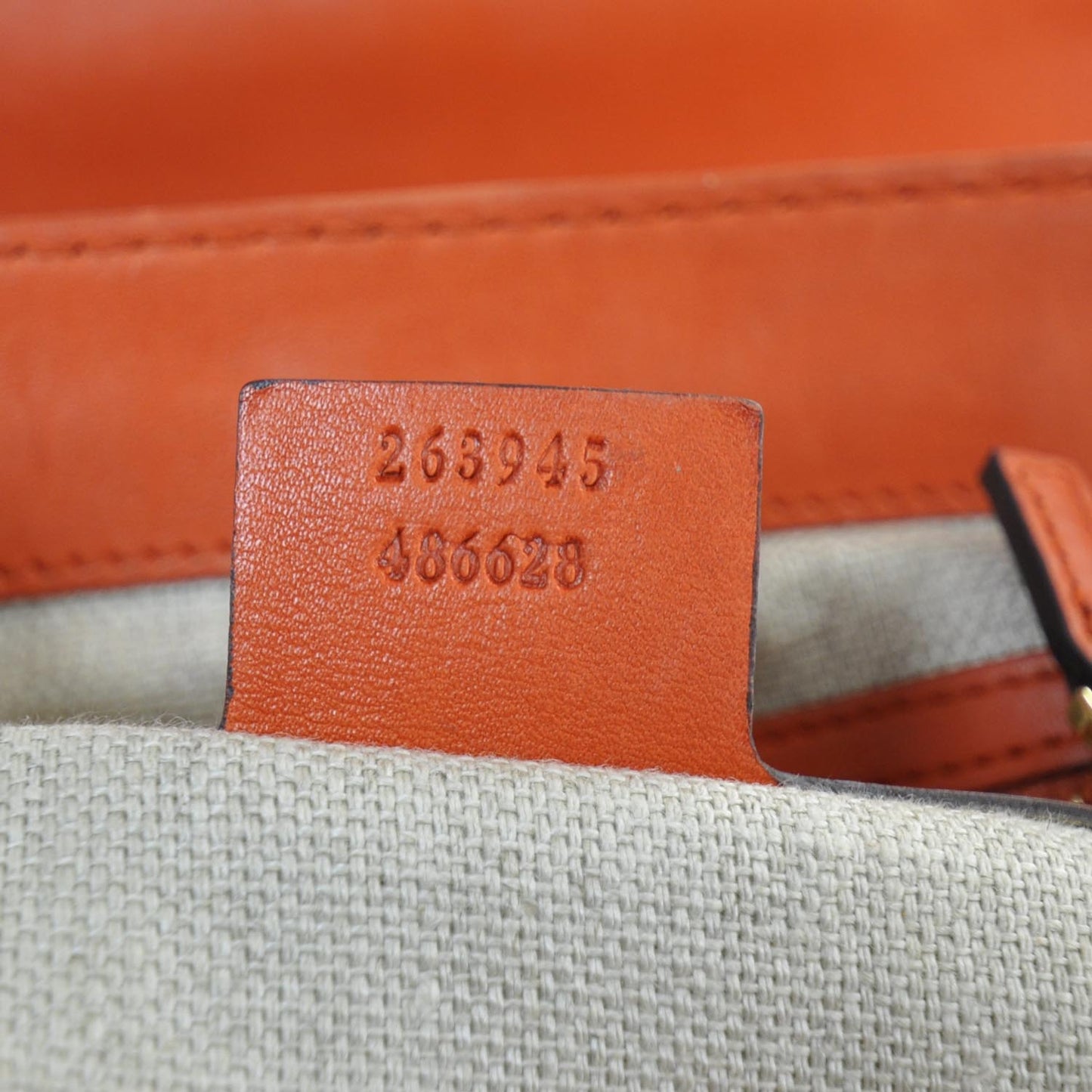 Leather Handmade Medium Top Handle Bag Orange