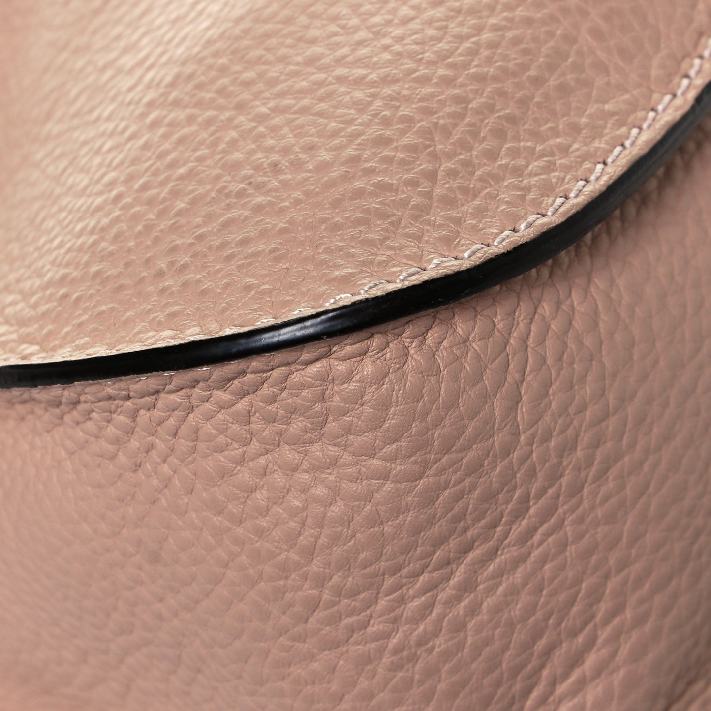 Calfskin Medium Marcie Satchel Pale Pink
